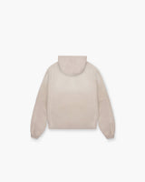 Stepped Hem Hoodie - Oat
