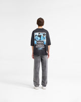 Represent X Oasis Maine Road T-Shirt - Washed Black