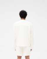 Waffle Long Sleeve T-Shirt - Flat White