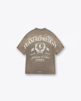 Crest T-Shirt - Dark Taupe
