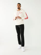 True Religion Western Hoodie Zipup Winter White