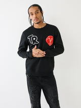 True Religion Tr Buddha Sweater Jet Black