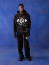 True Religion Blu X Tr Hoodie Faint Black