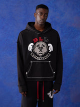 True Religion Blu X Tr Hoodie Faint Black