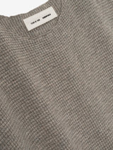 Waffle Short Sleeve Sweater