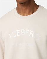 Iceberg Crewneck Slim Fit Sweatshirt With Iceberg Logo