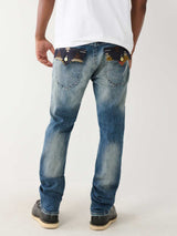 True Religion Ricky Jeans Worn Trophy Rips Medium Wash