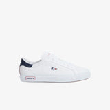 Lacoste Powercourt Tricolor Leather Trainers
