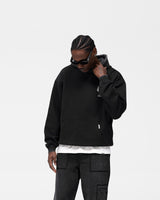 Crest Hoodie - Vintage Black