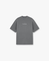247 On A Mission Oversized T-Shirt - Aged Black