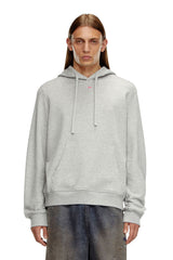 Diesel s-ginn-hood-d Cotton hoodie with mini D patch