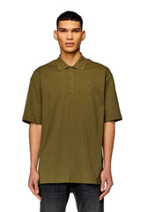 Diesel t-vort-megoval-d Polo shirt with maxi oval D embroidery