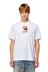 Diesel t-just-n11 T-shirt with photo print logo