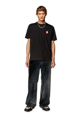 Diesel t-just-n18 T-shirt with Diesel bag print