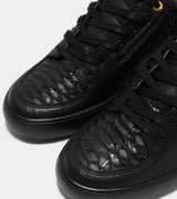 Android Homme Point Dume Low Black Leather Gloss Viper AHP233-12