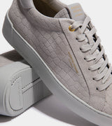Android Homme Zuma Grey Caiman Croc Emboss Suede AHP241-13