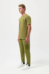 Hexline Regular Fit T-Shirt Sphagnum