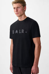 BALR. Monogram Embro Regular Fit T-Shirt Jet Black/Phantom