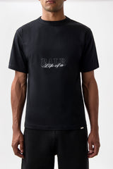 Script T-Shirt Jet Black