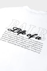 Script T-Shirt Bright White