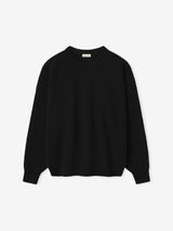 Wool Rib Crewneck Sweater