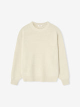 Wool Rib Crewneck Sweater