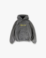Script Logo Hoodie - Vintage Grey