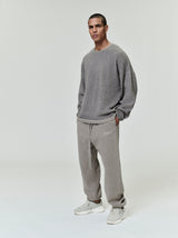 Waffle Crewneck Sweater