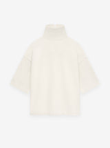 Cotton Wool High Neck Short Sleeve Shirt