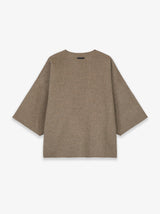 Wool Cashmere V-Neck Lounge Tee
