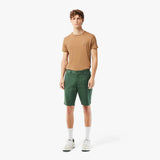 Slim Fit Stretch Cotton Shorts
