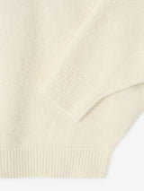 Wool Split High Neck Sweater