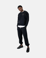 Les Hommes Black Sweatpants