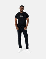 Les Hommes Box Print Black T-Shirt