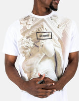 Les Hommes Graphic Print White T-Shirt