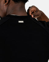 Les Hommes Heavyweight Black T-Shirt