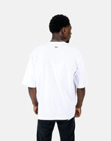 Les Hommes Shadow Graphic White T-Shirt