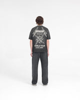 Represent X Metallica Local Crew T-Shirt - Stained Black