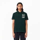Lacoste Back and Front Print Lacoste Movement Polo Shirt