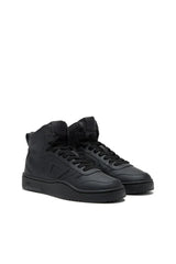 S-Ukiyo-High-top sneakers in leather