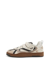 S-Ukiyo-Leather sneaker with straps