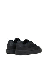 S-Oval Skate-Fabric-panelled leather sneakers