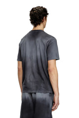 Diesel Faded T-shirt with micro logo embroidery