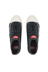 S-D-Verse-High-top sneakers in frayed canvas