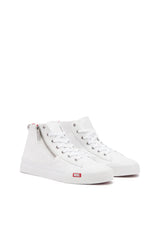 S-Athos Zip - High-top sneakers in premium leather