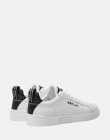 Replay Polys Logo White Black Sneakers