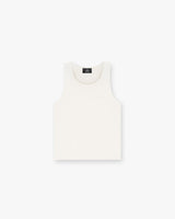 Waffle Vest - Antique White