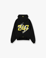 247 Chicago Oversized Hoodie - Jet Black