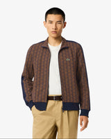 Lacoste Paris Zip-Up Jacquard Track Jacket