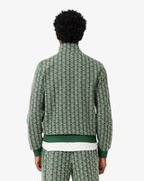 Lacoste Paris Zip-Up Jacquard Track Jacket